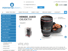 Tablet Screenshot of perfektnidarky.cz